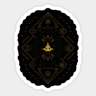 Meditation | Platonic Solids Sticker